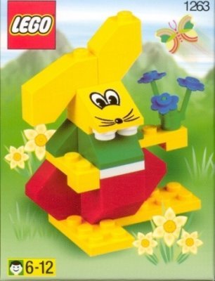 1263 - EASTER BUNNY WITH FLOWER