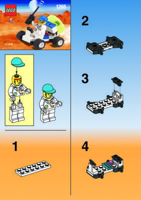 Bauanleitungen LEGO - 1265 - MOON BUGGY (OLD 1180): Page 1