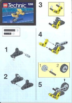 Bauanleitungen LEGO - 1268 - BIKE BLASTER (OLD 3003): Page 1