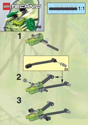 Bauanleitungen LEGO - 1293 - SWAMP CRAFT: Page 1