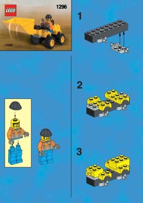 Bauanleitungen LEGO - 1296 - EXCAVATOR: Page 1