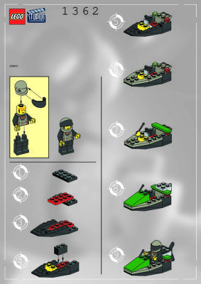 Bauanleitungen LEGO - 1362 - AIR BOAT: Page 1