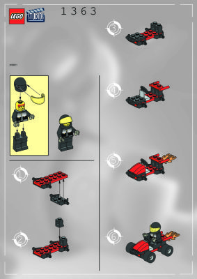 Bauanleitungen LEGO - 1363 - STUNT GO-CART: Page 1