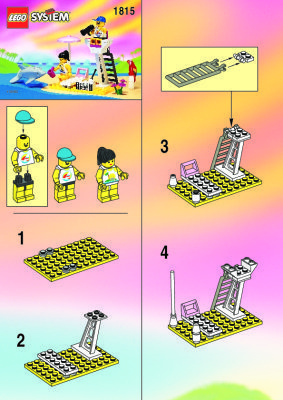 Bauanleitungen LEGO - 1815 - PARADISA SMALL BEACH: Page 1