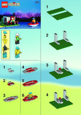 Bauanleitungen LEGO - 1817 - INFLIGHT FOREST FLYER: Page 1