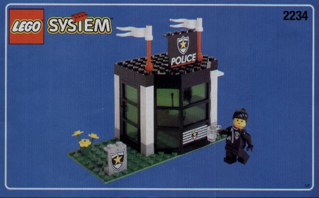 Bauanleitungen LEGO - 2234 - POLICE W. 2 ROAD PLATES: Page 1