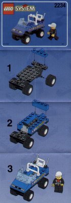 Bauanleitungen LEGO - 2234 - POLICE W. 2 ROAD PLATES: Page 1