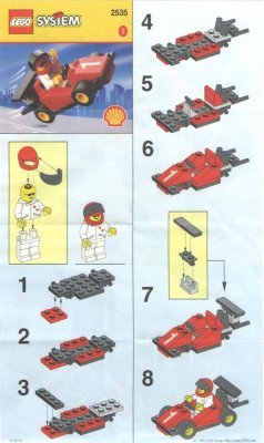 Bauanleitungen LEGO - 2535 - FERRARI: Page 1