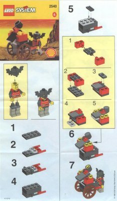 Bauanleitungen LEGO - 2540 - BATLORD W. WAGGON: Page 1