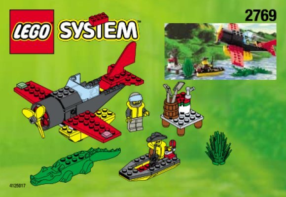 Bauanleitungen LEGO - 2769 - INFLIGHT JUNGLE EXPRESS: Page 1