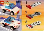 Bauanleitungen LEGO - 2880 - WHITE SPORTS CAR: Page 1