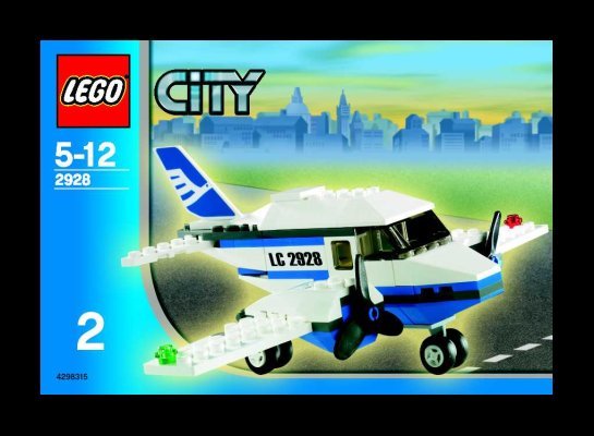 Bauanleitungen LEGO - 2928 - City In-Flight 2006: Page 1