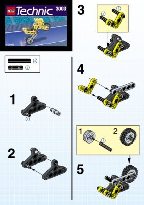 Bauanleitungen LEGO - 3003 - MOTOR CYCLE: Page 1