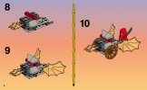 Bauanleitungen LEGO - 3051 - RED DRAGON'S ATTACK: Page 4