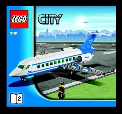 Bauanleitungen LEGO - 3181 - Passenger Plane: Page 1