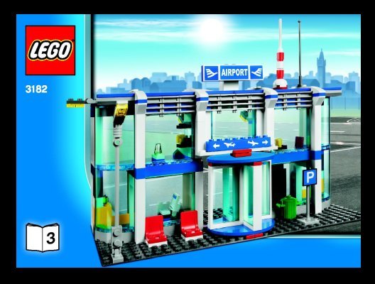 Bauanleitungen LEGO - 3182 - Airport: Page 1