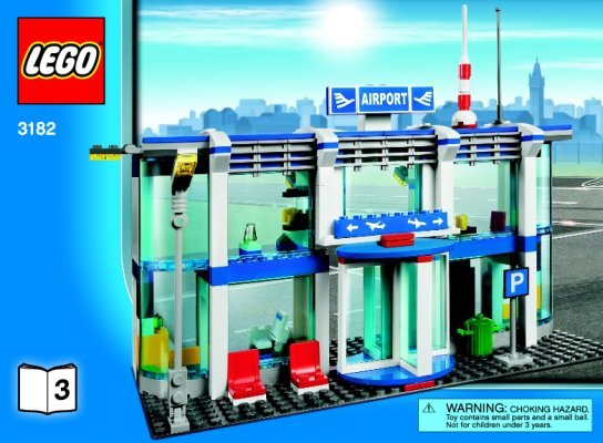 Bauanleitungen LEGO - 3182 - Airport: Page 1