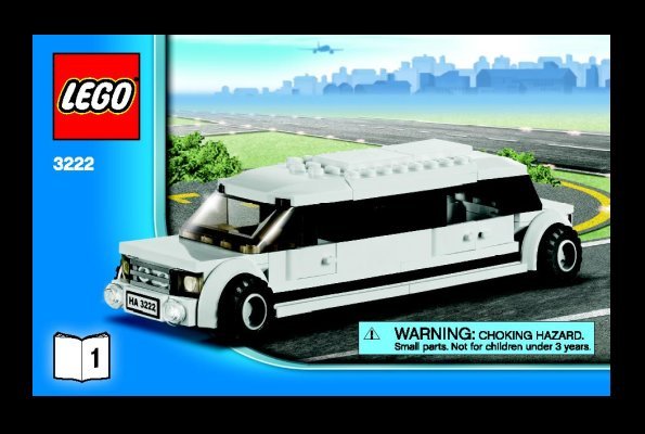 Bauanleitungen LEGO - 3222 - Helicopter and Limousine: Page 1