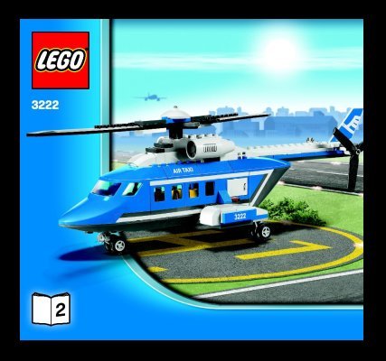 Bauanleitungen LEGO - 3222 - Helicopter and Limousine: Page 1