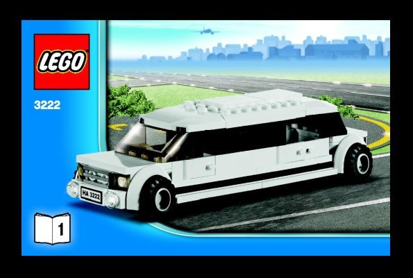 Bauanleitungen LEGO - 3222 - Helicopter and Limousine: Page 1