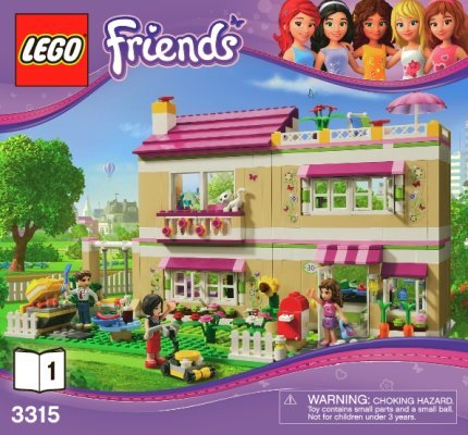 Bauanleitungen LEGO - Friends - 3315 - Traumhaus: Page 1