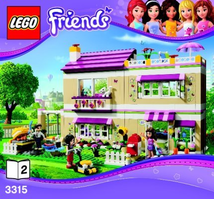 Bauanleitungen LEGO - Friends - 3315 - Traumhaus: Page 1