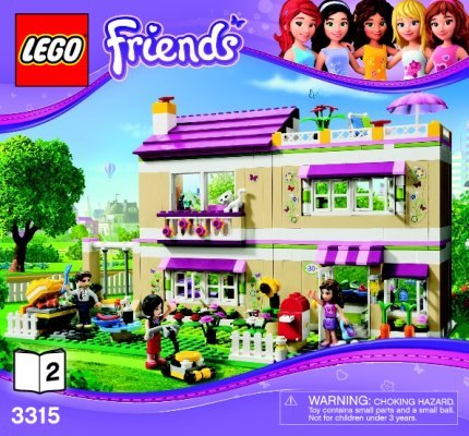 Bauanleitungen LEGO - Friends - 3315 - Traumhaus: Page 1