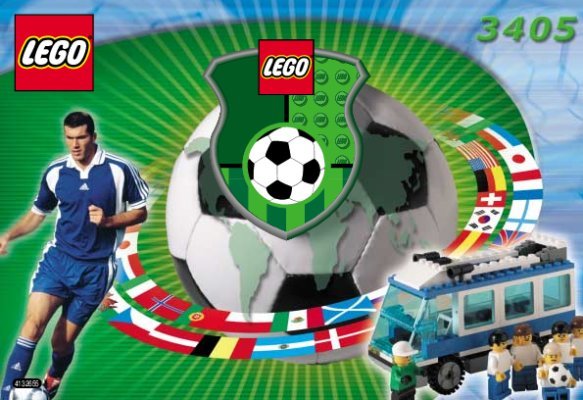 Bauanleitungen LEGO - 3405 - Football Team Coaches: Page 1