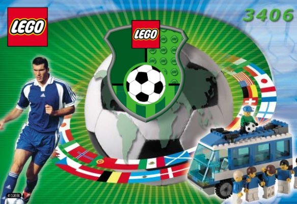 Bauanleitungen LEGO - 3406 - Football Team Coaches: Page 1