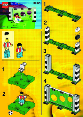 Bauanleitungen LEGO - 3412 - POINT SHOOTING: Page 1