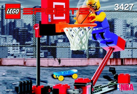 Bauanleitungen LEGO - 3427 - NBA Slam Dunk: Page 1