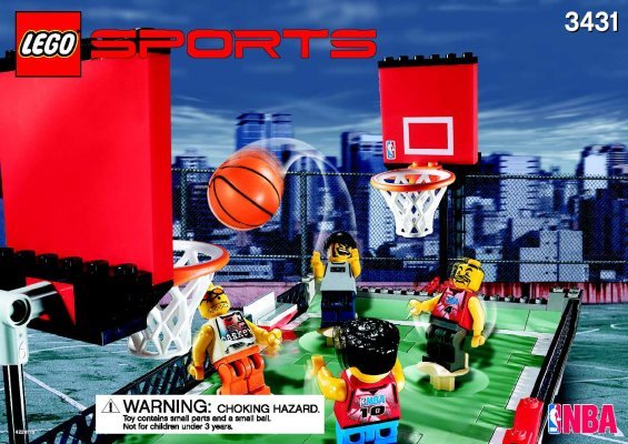 Bauanleitungen LEGO - 3431 - Streetball 2 vs. 2: Page 1