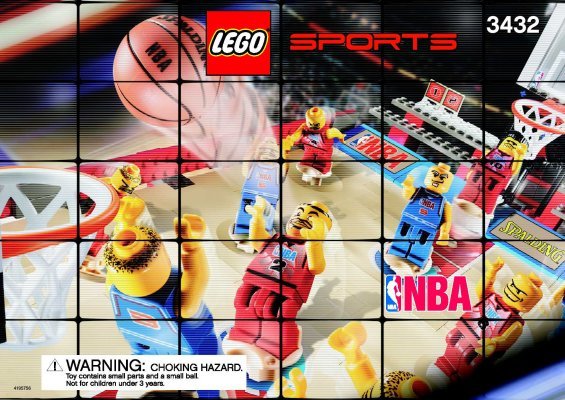 Bauanleitungen LEGO - 3432 - NBA Challenge: Page 1