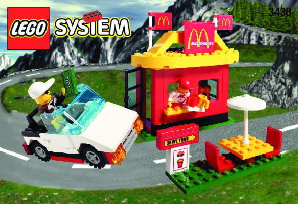 Bauanleitungen LEGO - 3438 - MC DONALD'S RESTAURANT: Page 1