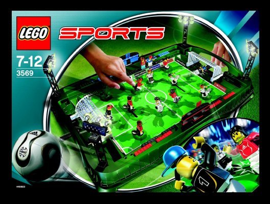 Bauanleitungen LEGO - 3569 - Table Top Soccer: Page 1