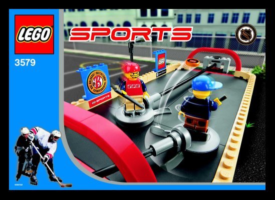 Bauanleitungen LEGO - 3579 - NHL Street Hockey: Page 1