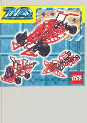 Bauanleitungen LEGO - 3581 - RED FORMULA 1 RACER W.STORAGE: Page 1