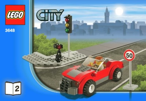 Bauanleitungen LEGO - 3648 - Police Chase: Page 1