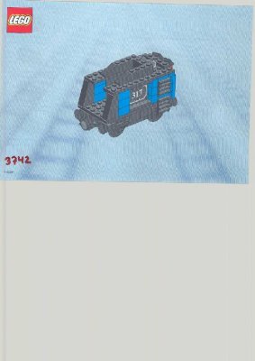 Bauanleitungen LEGO - 3742 - TENDER BASIS: Page 1