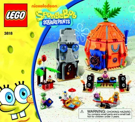 Bauanleitungen LEGO - 3818 - Bikini Bottom Undersea Party: Page 1