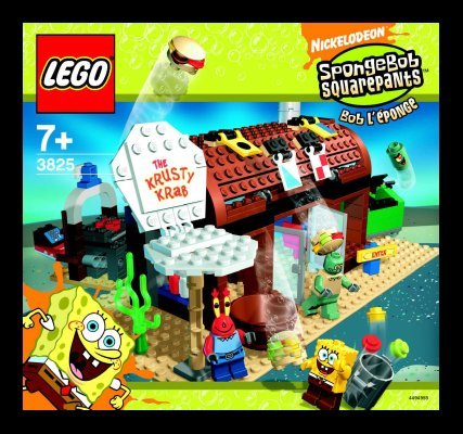 Bauanleitungen LEGO - 3825 - Krusty Krab: Page 1