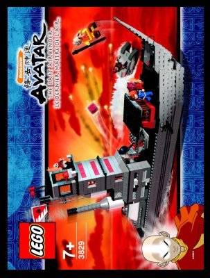 Bauanleitungen LEGO - 3829 - Fire Nation Ship: Page 1