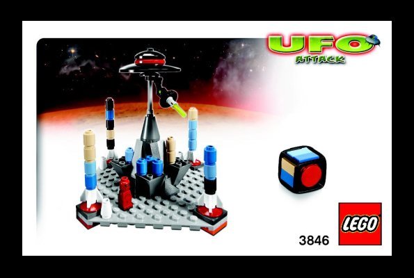 Bauanleitungen LEGO - 3846 - UFO Attack: Page 1