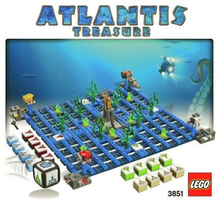 Bauanleitungen LEGO - 3851 - Atlantis Treasure: Page 1