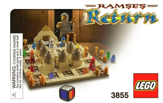 Bauanleitungen LEGO - 3855 - Ramses Return: Page 1