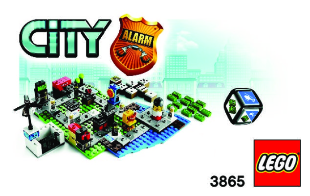 Bauanleitungen LEGO - City - 3865 - LEGO® City Alarm: Page 1