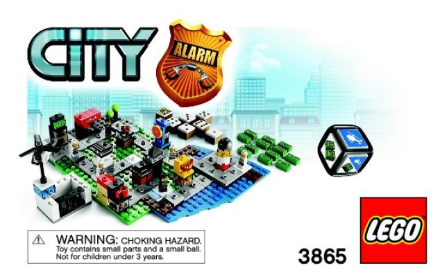 Bauanleitungen LEGO - City - 3865 - LEGO® City Alarm: Page 1