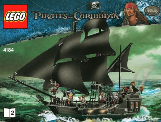 Bauanleitungen LEGO - 4184 - The Black Pearl: Page 1