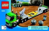 Bauanleitungen LEGO - City - 4203 - Grubenbagger mit Transporter: Page 1