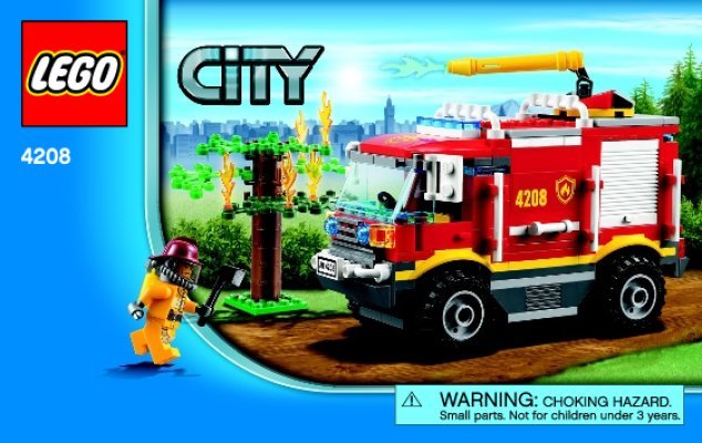 Bauanleitungen LEGO - 4208 - 4x4 Fire Truck: Page 1